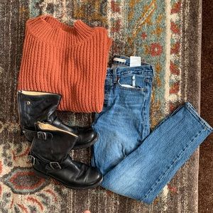 Aerie chenille boyfriend sweater